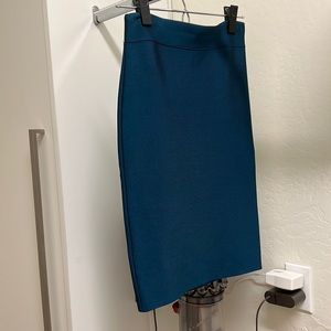Bcbg blue skirt